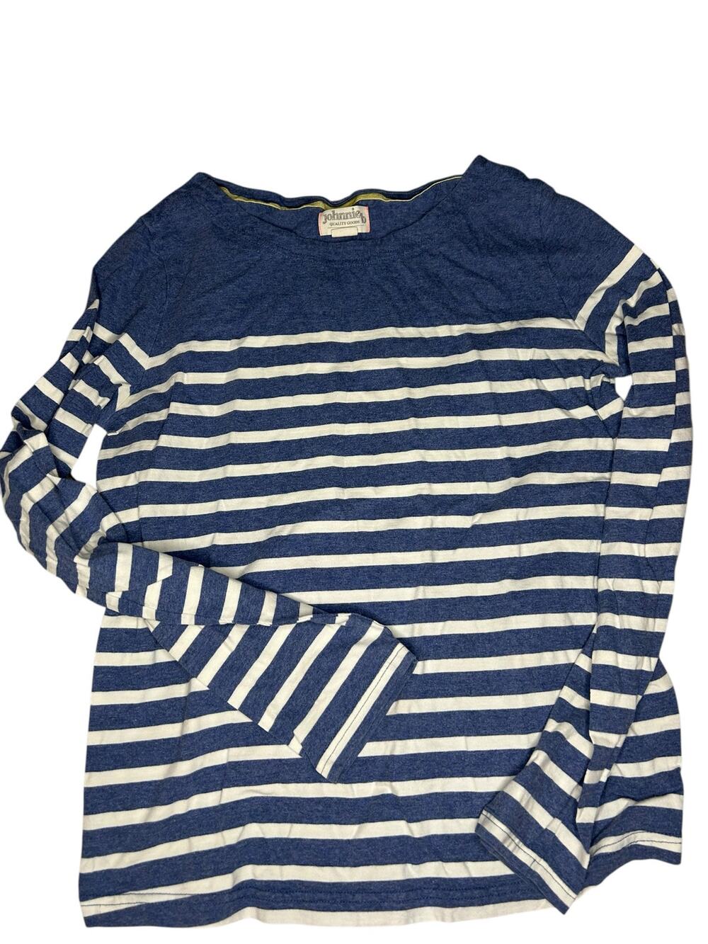 Johnnie B blue stripe shirt size 13
